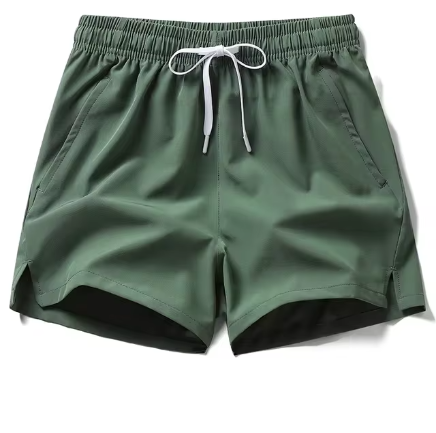Herren Sommer Sport Jogginghose Lässige Leichte Shorts mit Taschen – Einfarbig Jogging & Strandbekleidung