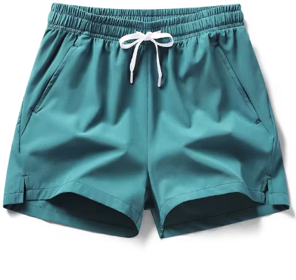 Herren Sommer Sport Jogginghose Lässige Leichte Shorts mit Taschen – Einfarbig Jogging & Strandbekleidung