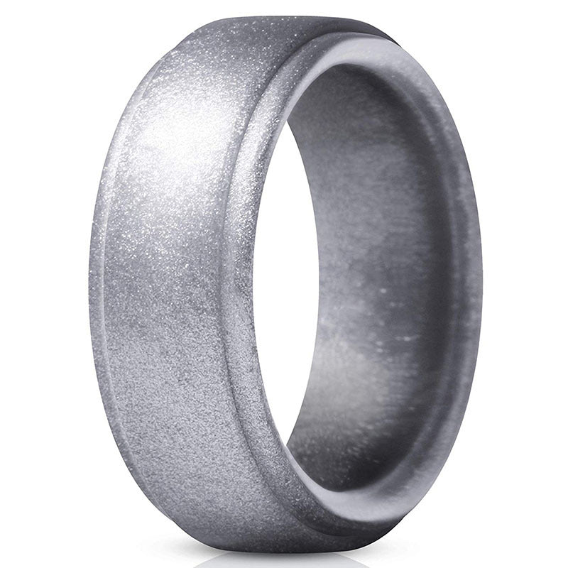 VVS-Schmuck, Ehering aus Silikon, Silber