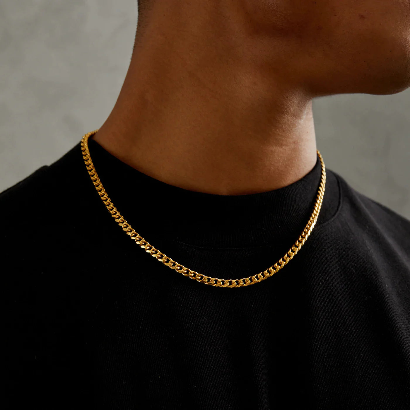 5 mm große kubanische Goldkette