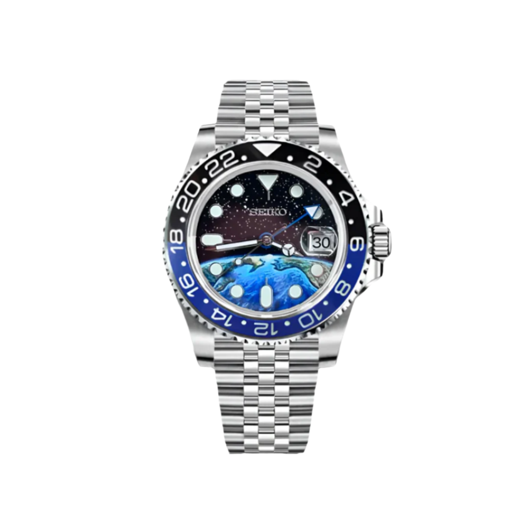 Seiko Mod GMT "Earth" Edition