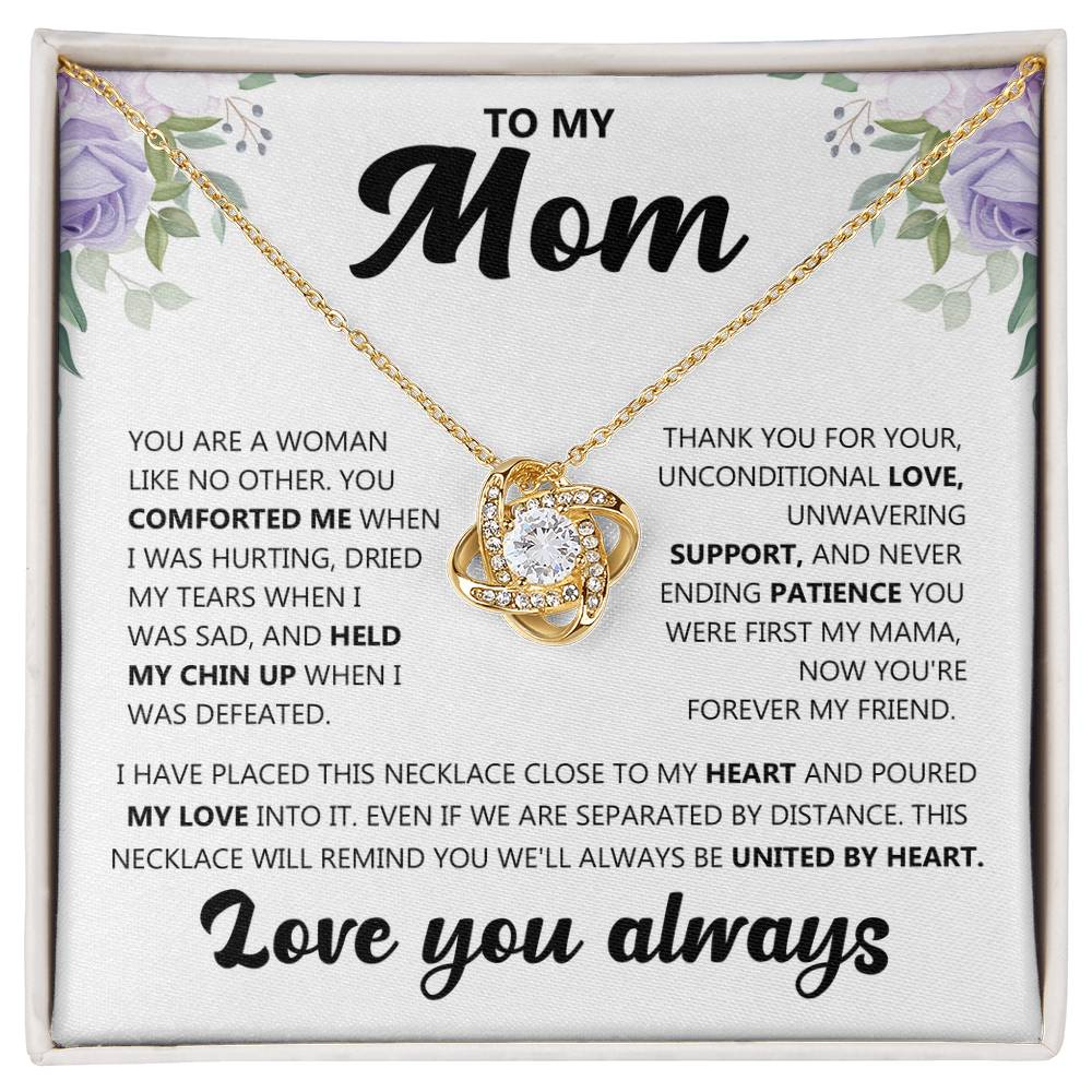 An meine Mama (Liebe dich immer) Nachricht Karte Halskette