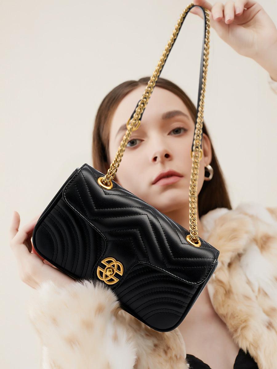 Kleine, von Chantel Designer inspirierte Ledergeldbörse