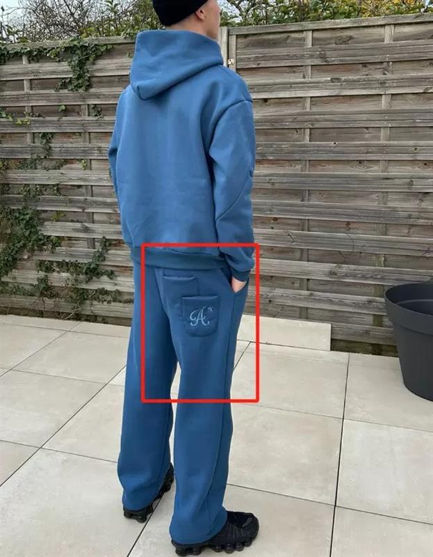 Luksusowy dres sportowy oversize VVS