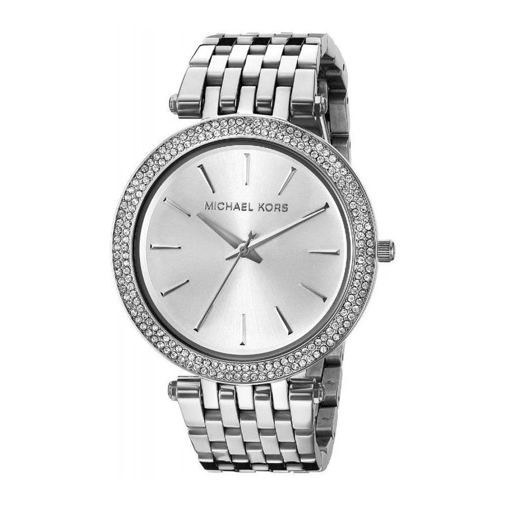 Michael Kors MK3190 Darci Damenuhr mit silbernem Zifferblatt