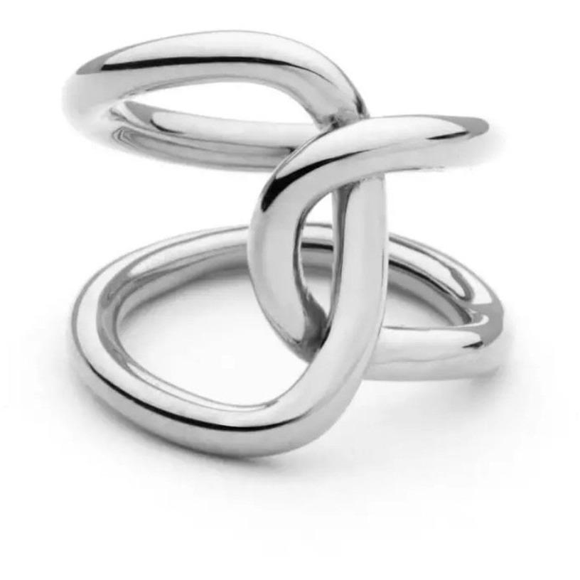 18 Karat vergoldeter Edelstahlring