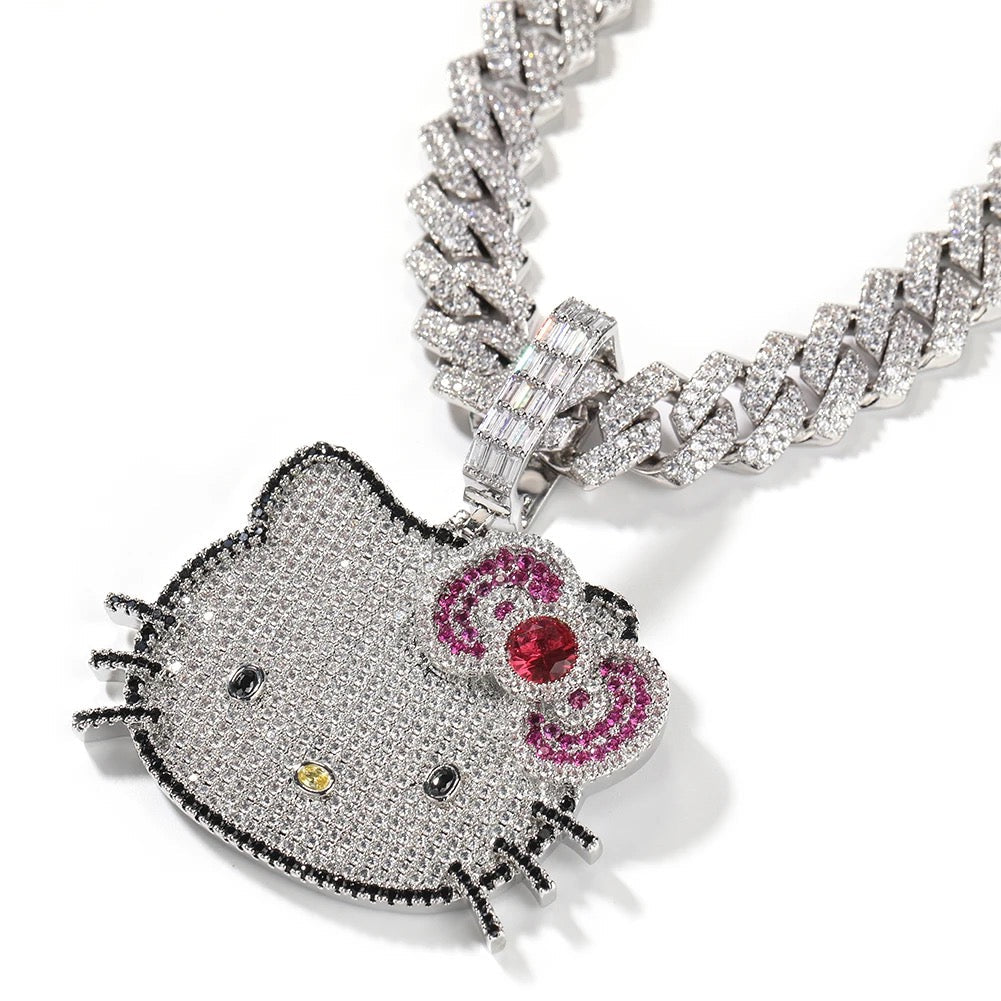 Collier Chaton Glacé