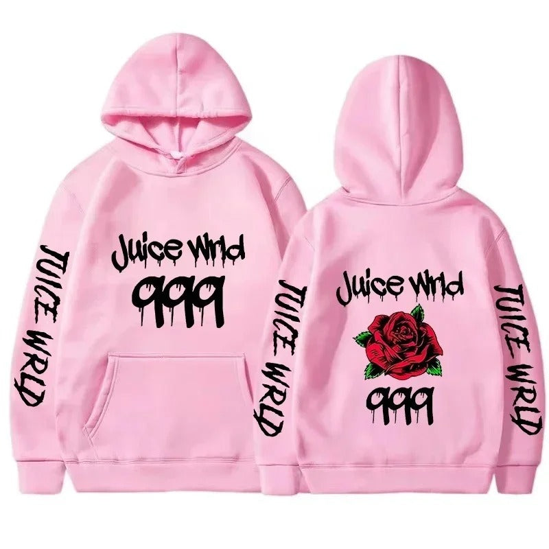 Hoodie mit Grafik „Juice WRLD 999“ mit hoher Nachfrage