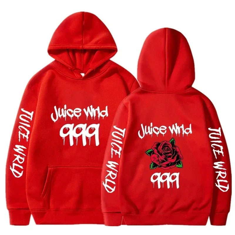 Hoodie mit Grafik „Juice WRLD 999“ mit hoher Nachfrage