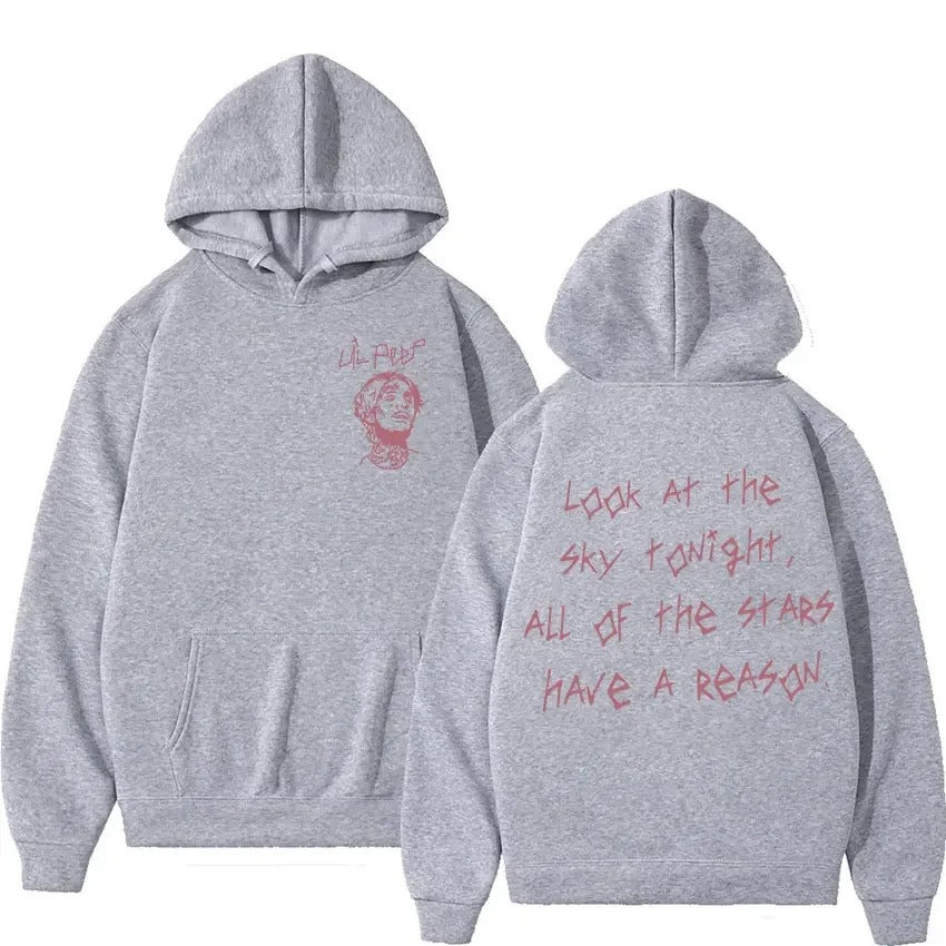 Lil Peep Tour Konzert Hip Hop Grafik Hoodies