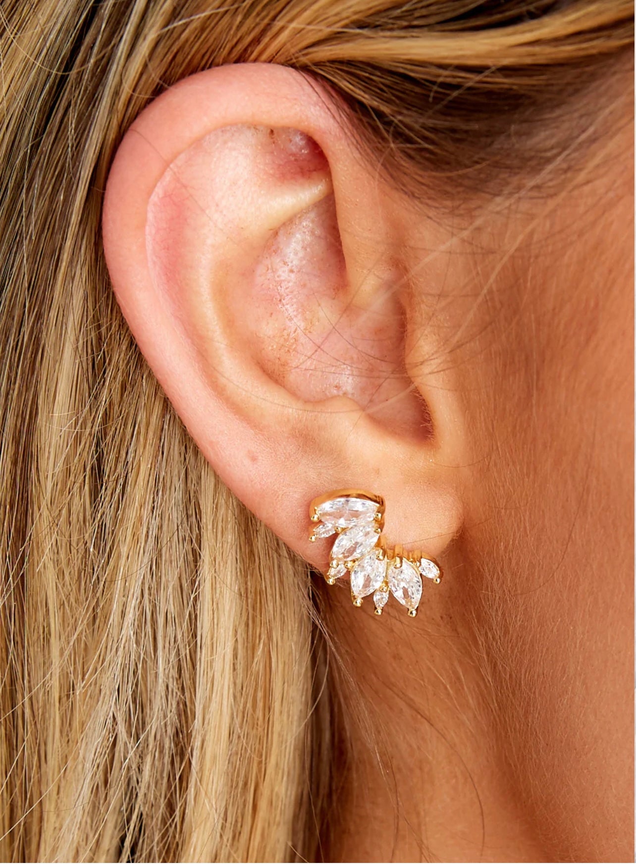 Elise Ear Crawler Stein Ohrringe