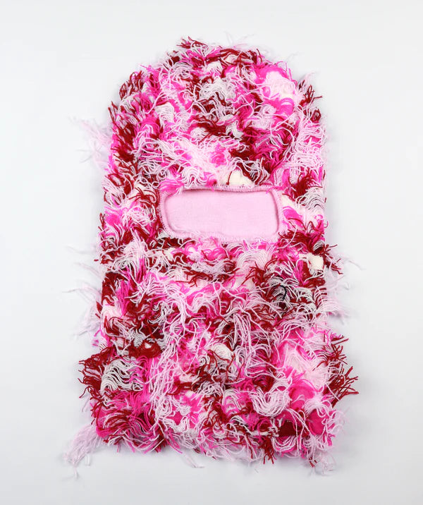 Cagoule rose effet vieilli