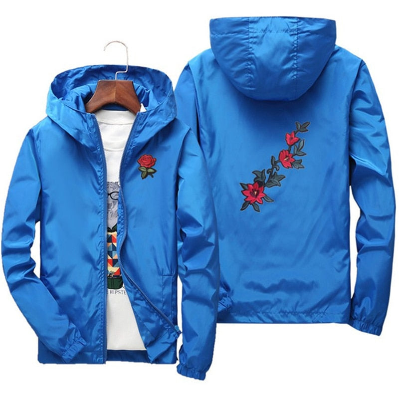 Jacke mit Rosenstickerei „Zeal“