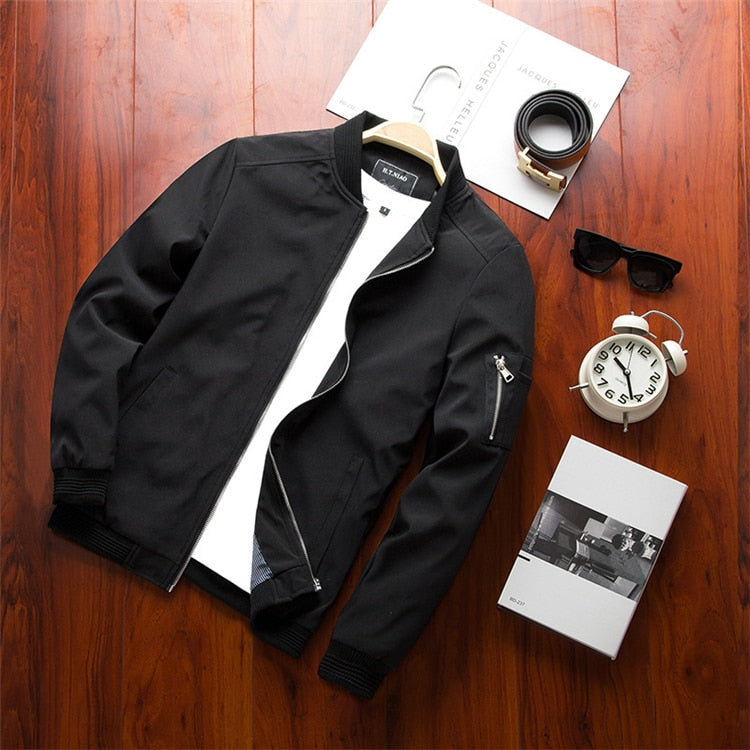 Lässige Bomberjacke „Visserie“