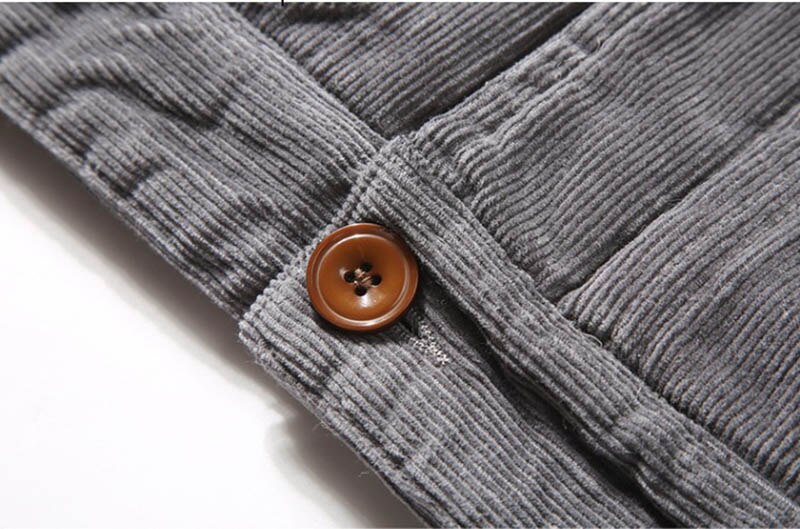 Klassische Cord-Winterjacke