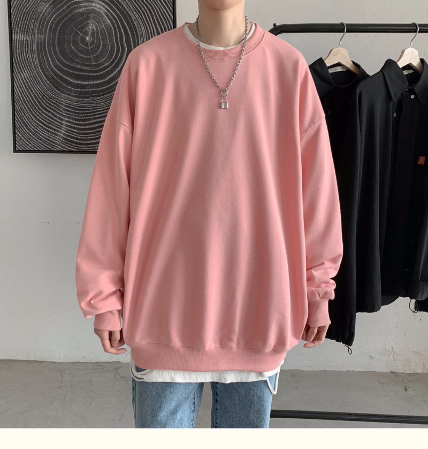 CrewCode – Übergroßes Sweatshirt