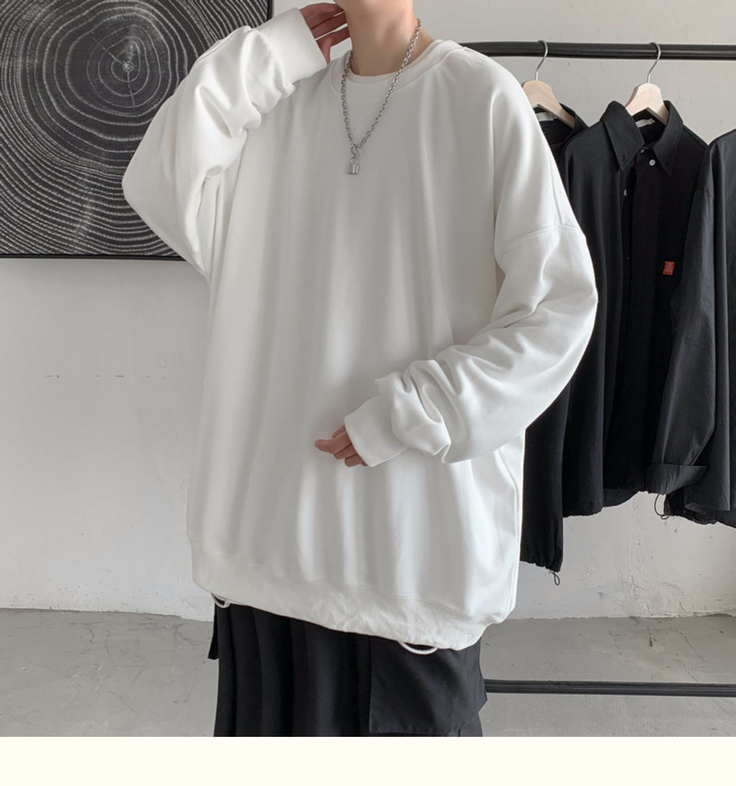 CrewCode – Übergroßes Sweatshirt