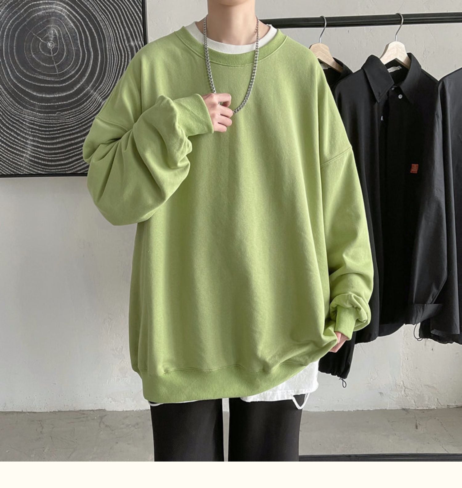 CrewCode – Übergroßes Sweatshirt