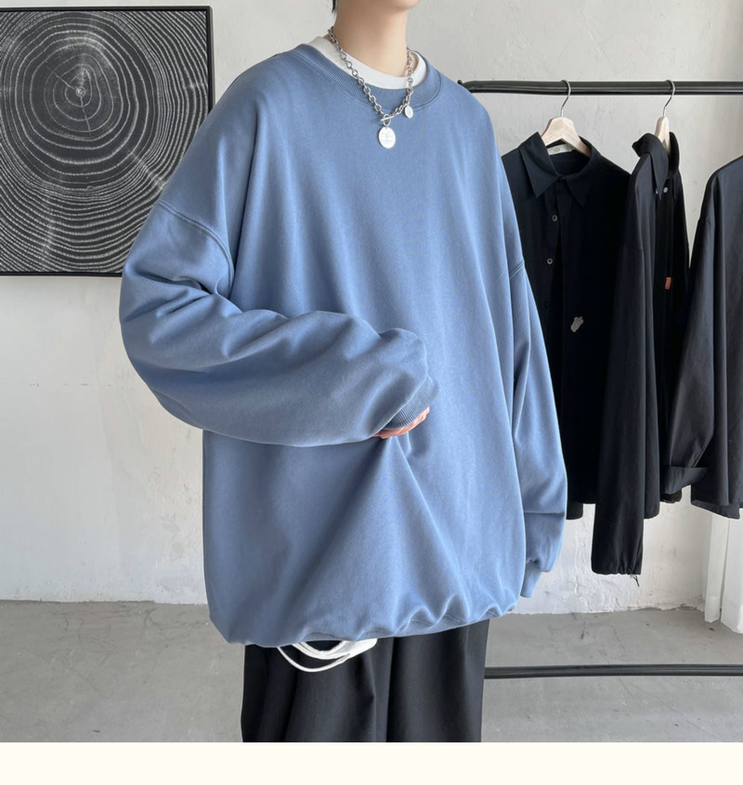CrewCode – Übergroßes Sweatshirt