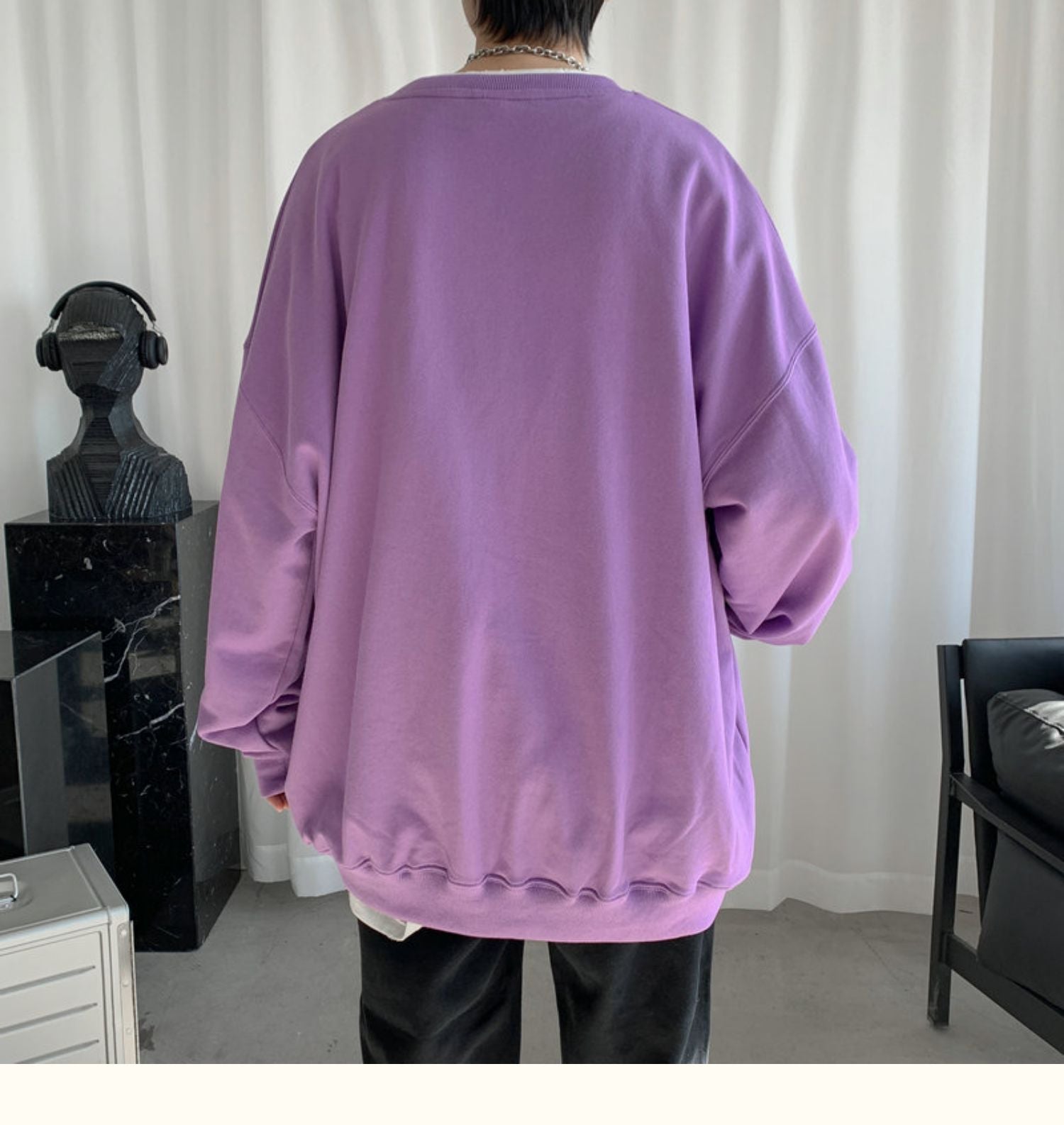 CrewCode – Übergroßes Sweatshirt
