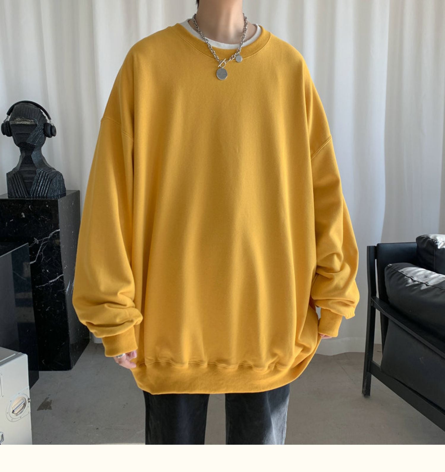 CrewCode – Übergroßes Sweatshirt