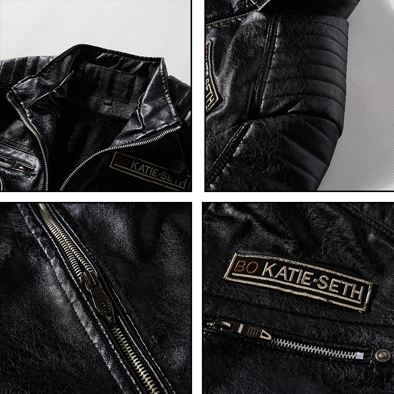 Lederjacke „Raschel“