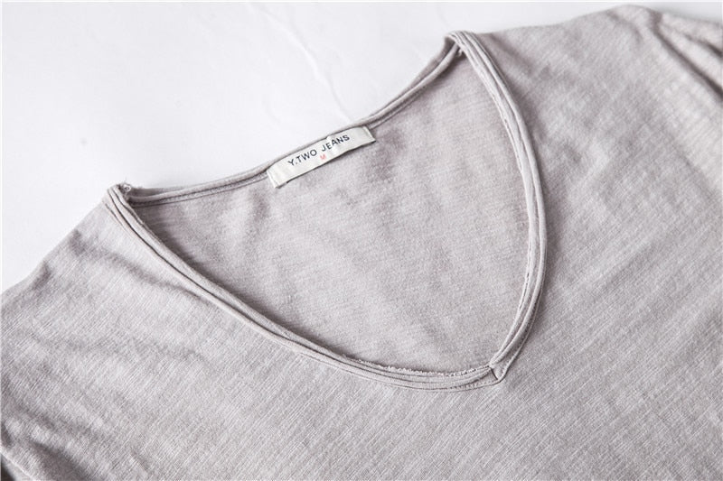 Jack & Joe's T-Shirt mit V-Ausschnitt