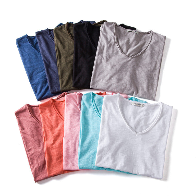 Jack & Joe's T-Shirt mit V-Ausschnitt