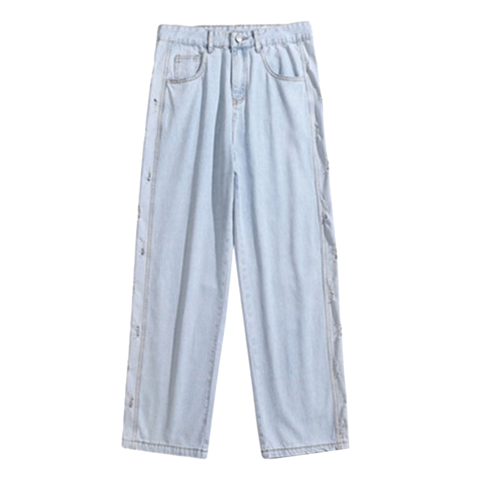 OG Baggy Denim Hose im Streetwear-Stil mit weitem Bein