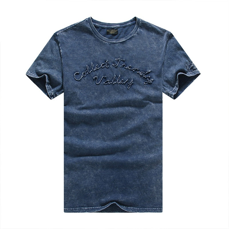T-shirt streetwear à manches courtes rétro