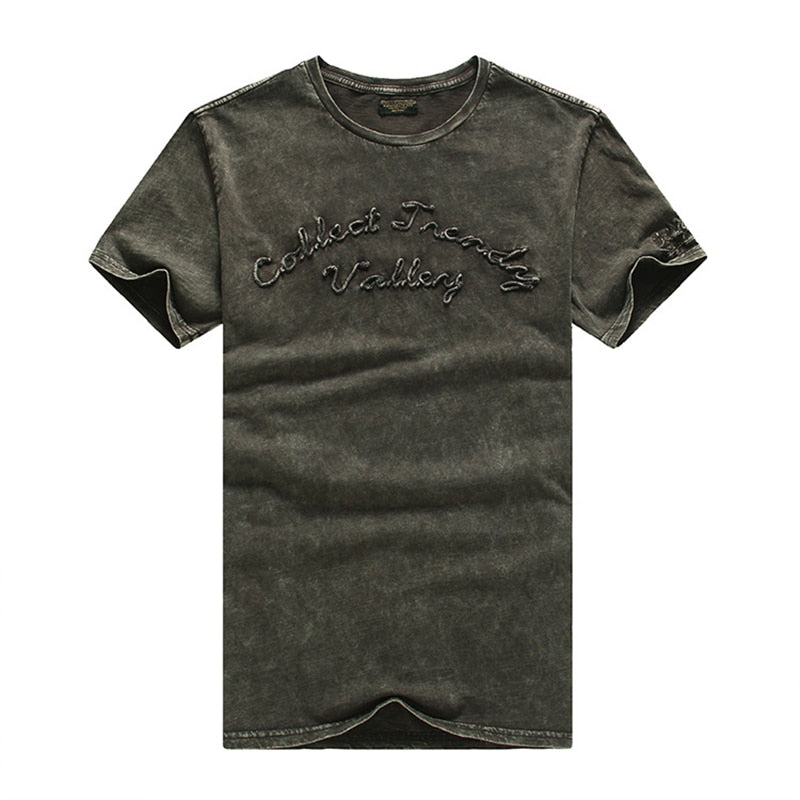 Kurzärmliges Retro-Streetwear-T-Shirt