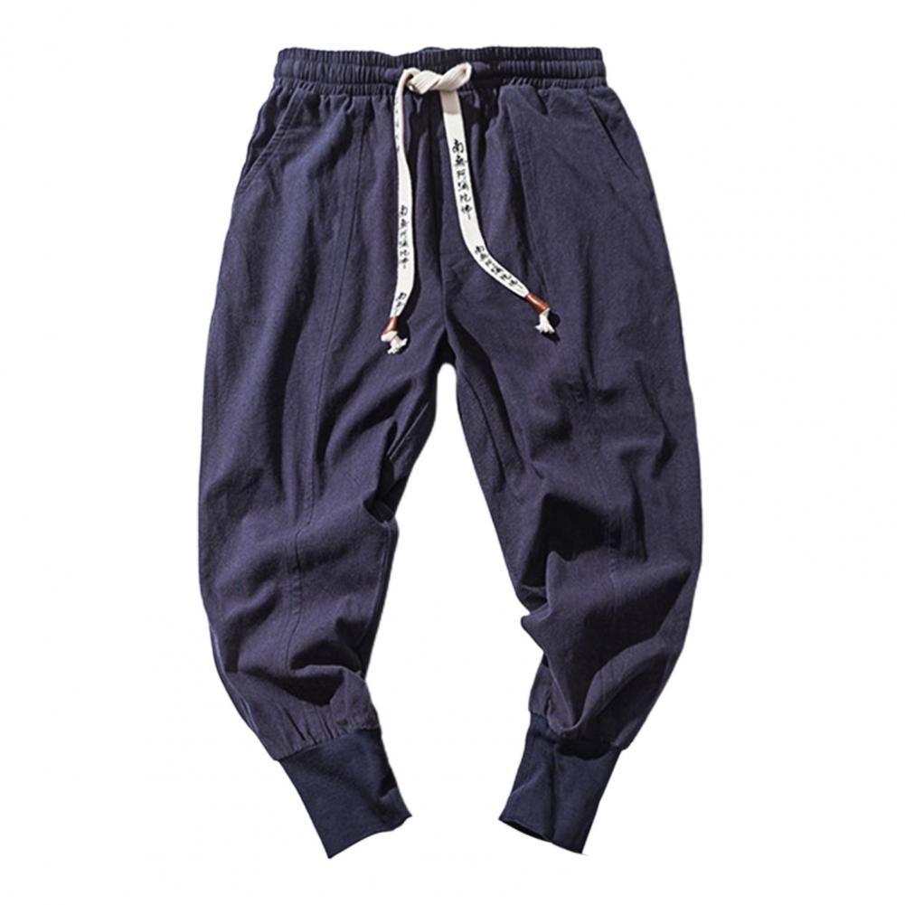 Baggy-Jogginghose mit tiefem Schritt