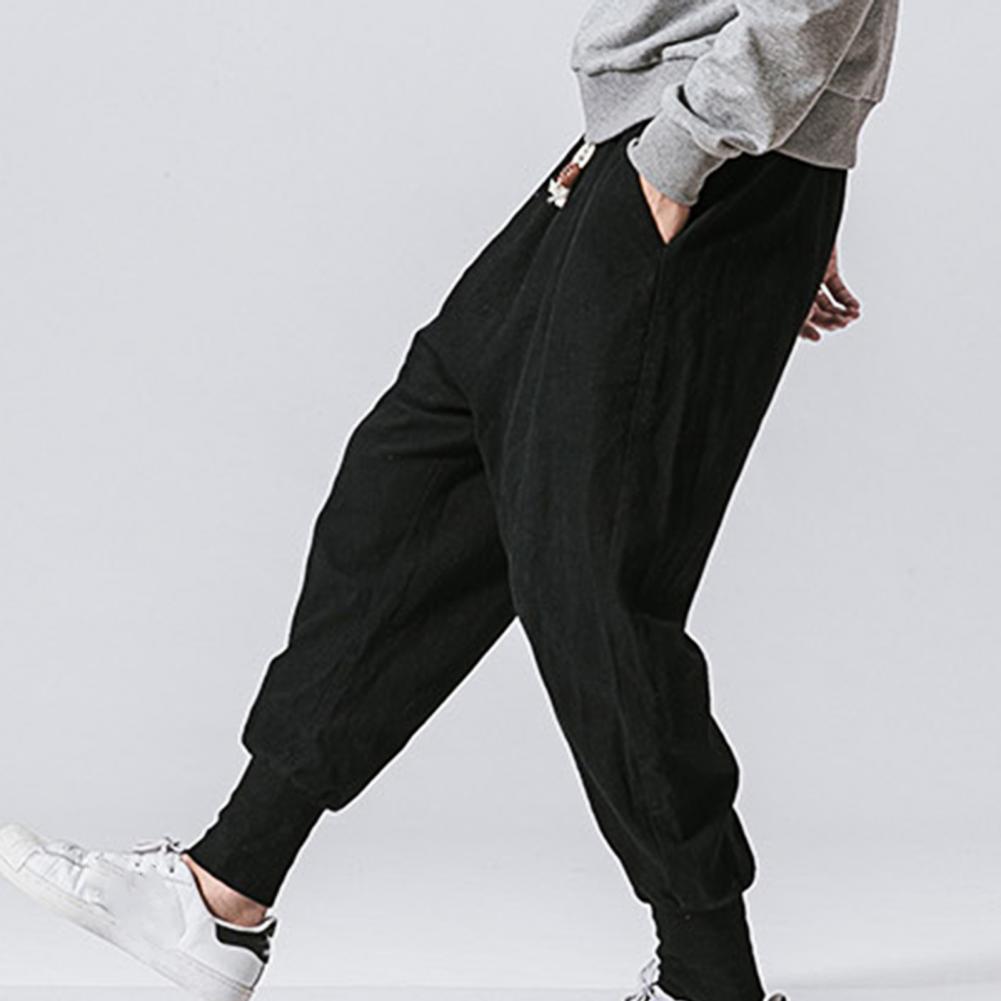 Baggy-Jogginghose mit tiefem Schritt