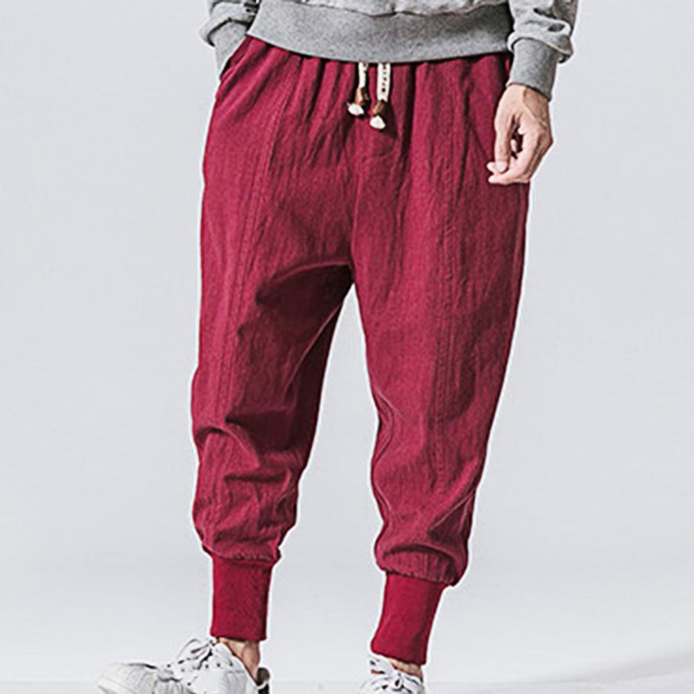 Baggy-Jogginghose mit tiefem Schritt