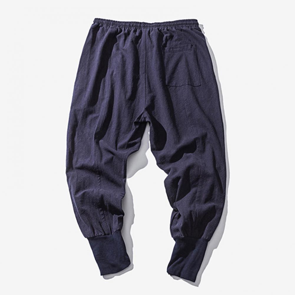 Baggy-Jogginghose mit tiefem Schritt