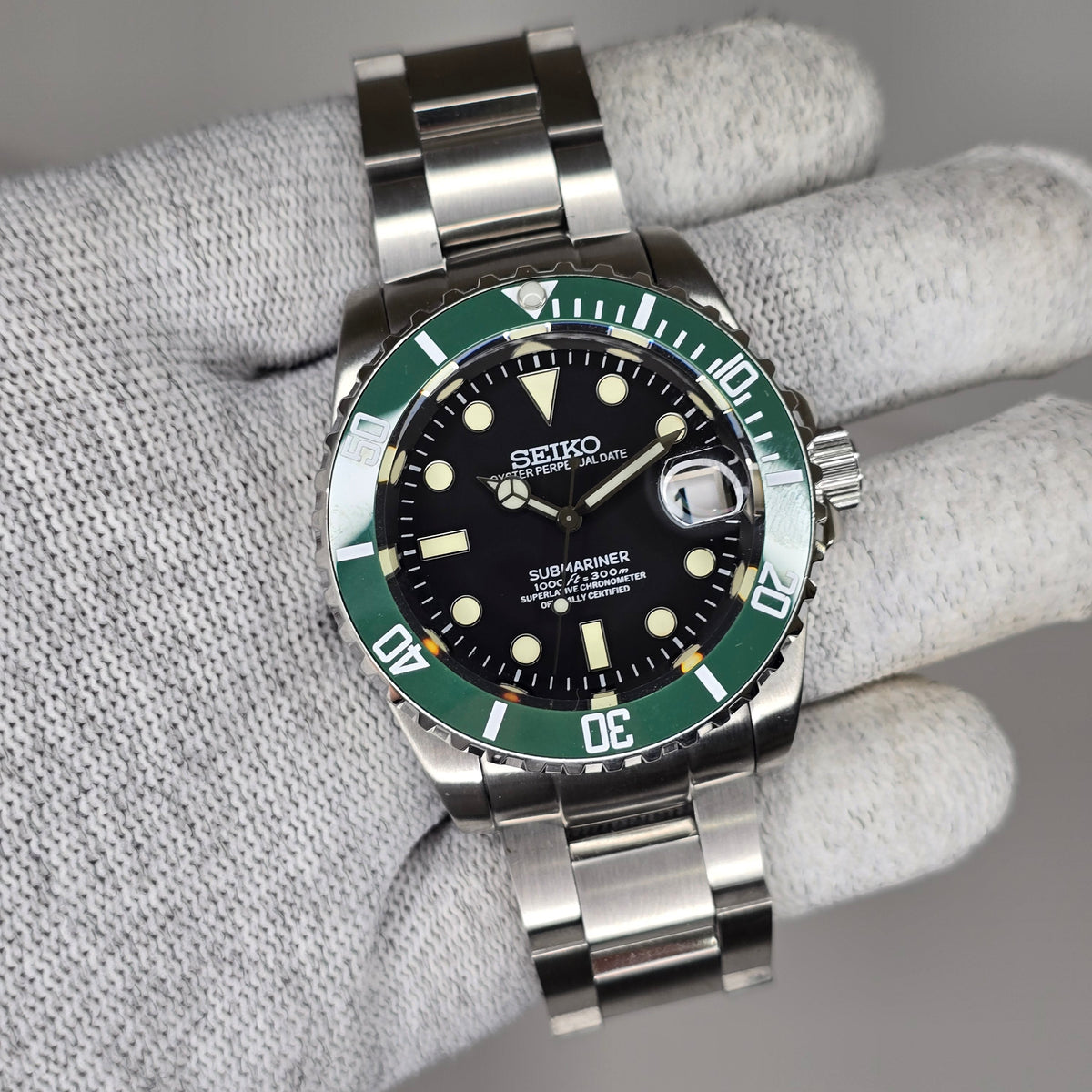 SEIKO MOD SUBMARINER | BLACK HULK