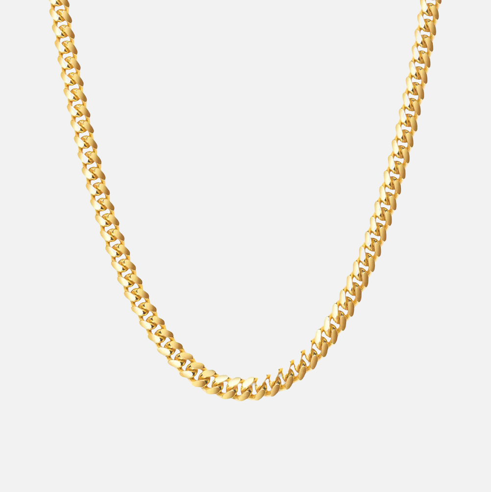 5 mm große kubanische Goldkette