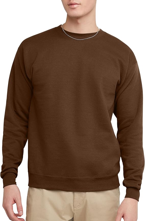 EcoSmart Fleece-Pullover mit Rundhalsausschnitt für Herren