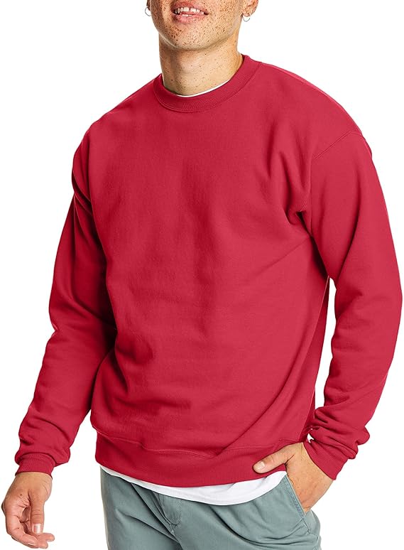 EcoSmart Fleece-Pullover mit Rundhalsausschnitt für Herren