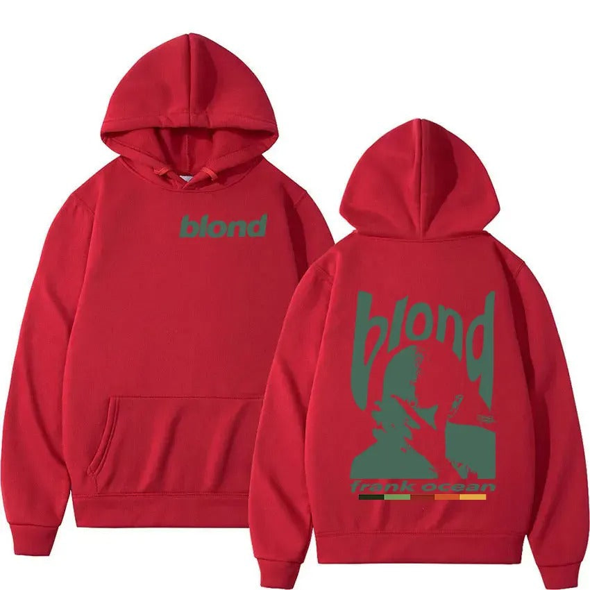 Ocean Frank – Kapuzenpullover mit Retro-Grafik „Blond“