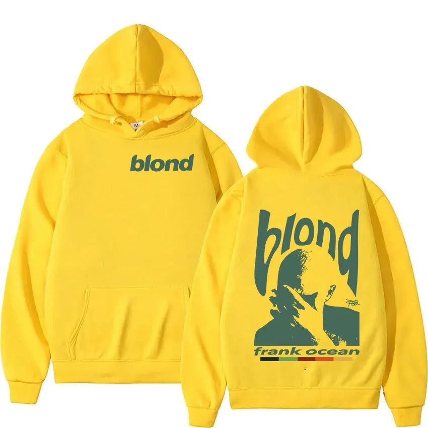 Ocean Frank – Kapuzenpullover mit Retro-Grafik „Blond“