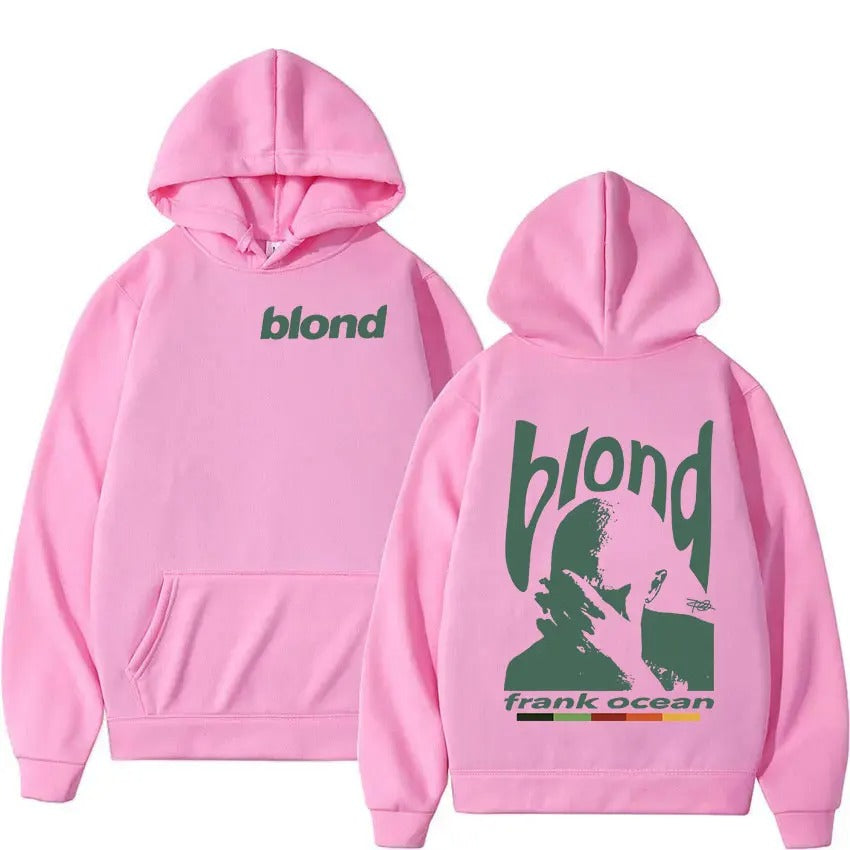Ocean Frank – Kapuzenpullover mit Retro-Grafik „Blond“