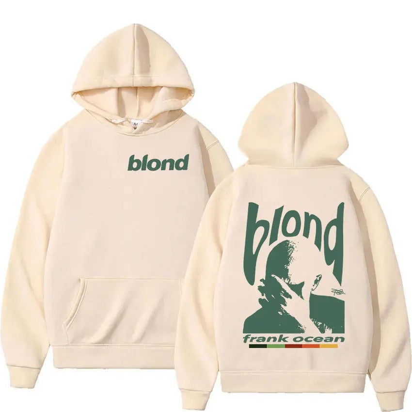 Ocean Frank – Kapuzenpullover mit Retro-Grafik „Blond“