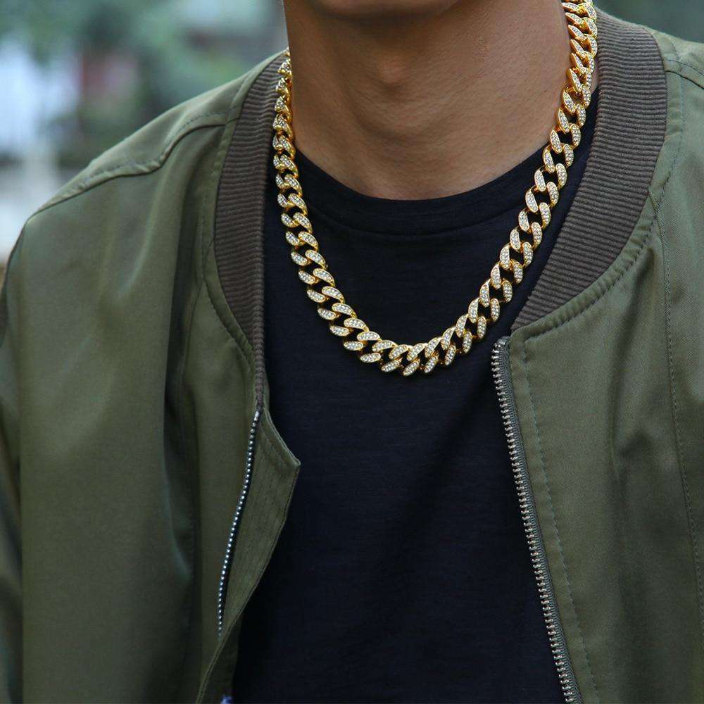 VVS Jewelry hip hop jewelry Cuban VVS Jewelry Gold/Silver Cuban Chain + FREE Cuban Bracelet Bundle - (TODAY ONLY)