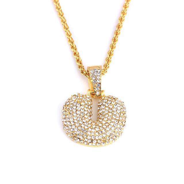 VVS Jewelry hip hop jewelry necklaces U Custom Bubble Letter Necklace