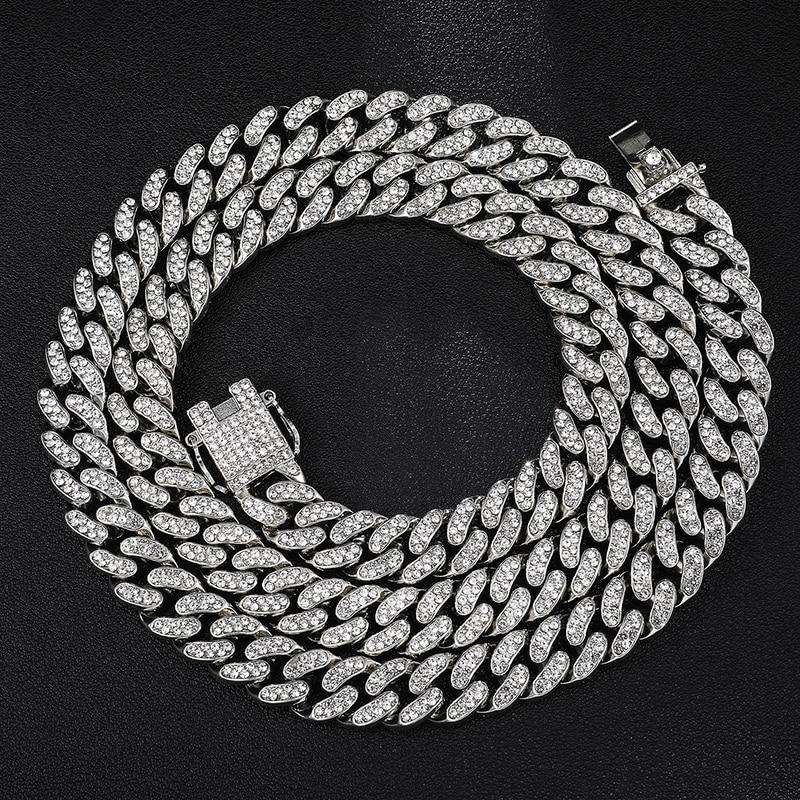 VVS Jewelry hip hop jewelry VVS Jewelry Cuban Chain + FREE Cuban Bracelet Bundle