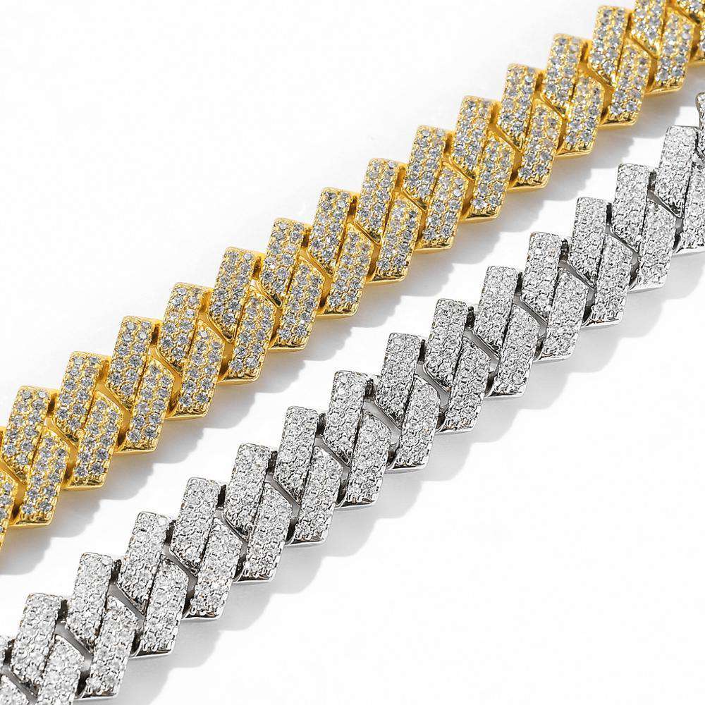 VVS Jewelry hip hop jewelry VVS Jewelry Micro Paved Prong Cuban Chain