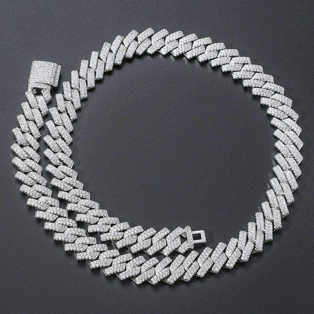 VVS Jewelry hip hop jewelry VVS Jewelry Micro Paved Prong Cuban Chain