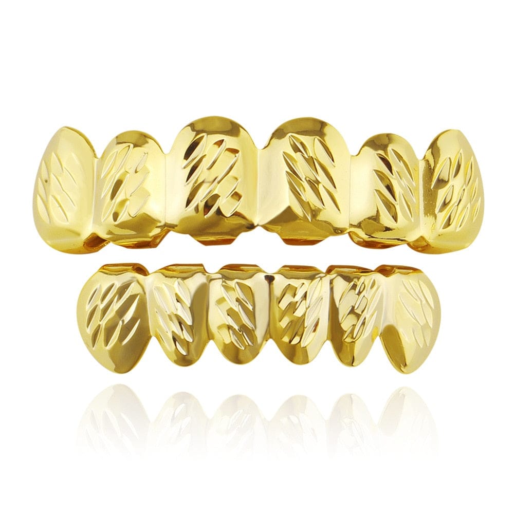 VVS Jewelry hip hop jewelry VVS Jewelry Punk Diamond Cut Grillz Set