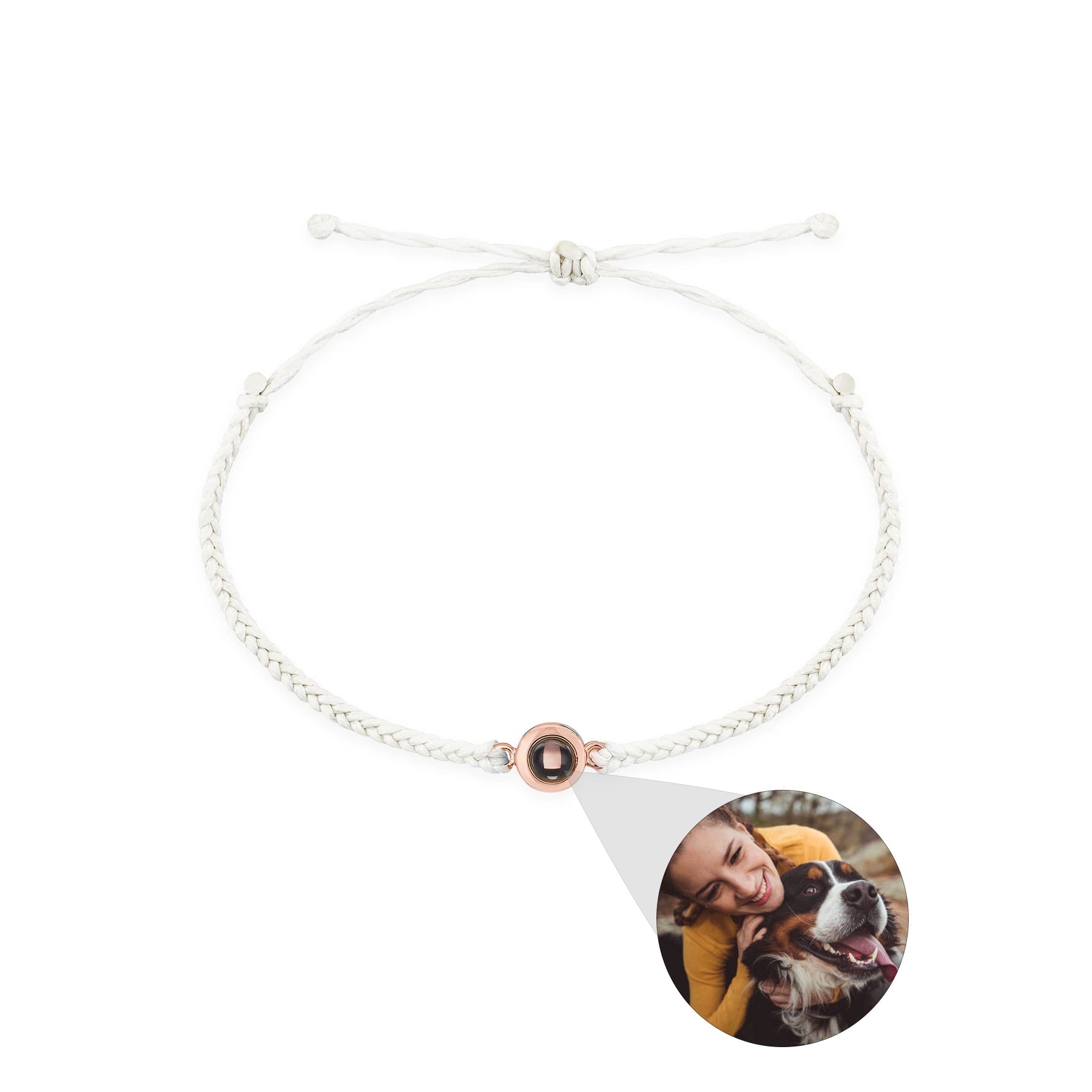VVS Jewelry Armband mit individuellem Fotoprojektionsanhänger